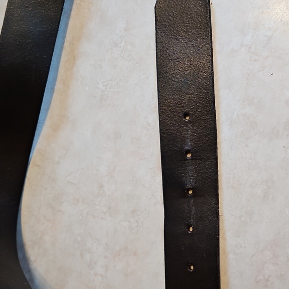 Levi's Dark Brown Bovine Leather Belt Sz. 85/34 Made In Mexico - Picture 7 of 9